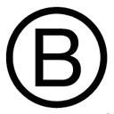 B Corporation badge