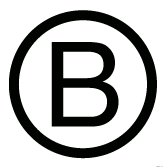 B Corporation badge